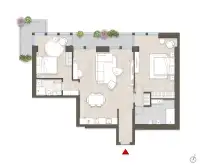 living - Marina 3 - Living - Dils - Floor Plan thumbnail - 1