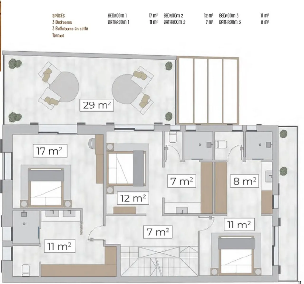 living - Casa / villa de 253m² en venta en Ses Salines - Plano del piso - 1