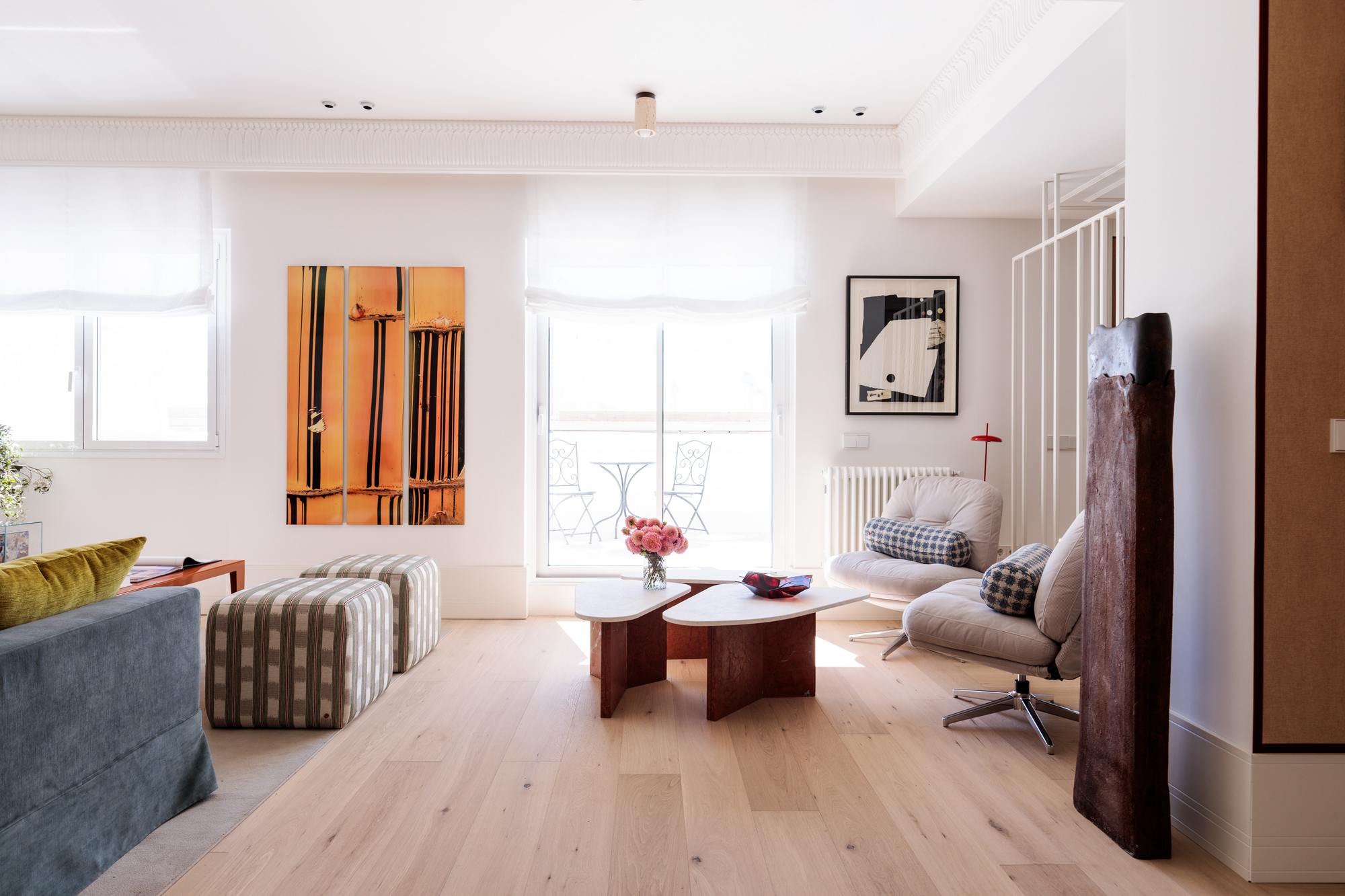 living - Ático de 208m² con 21m² terraza en venta en Goya, Madrid - gallery thumbnail - 8