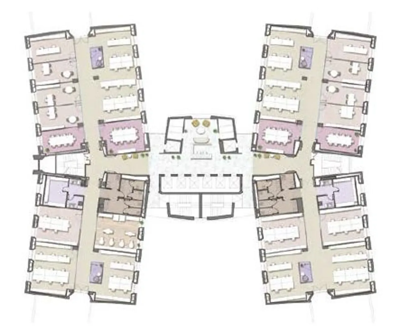 office - CityCentral - Lepetit 8/10 - Office - Dils - Floor Plan - 1