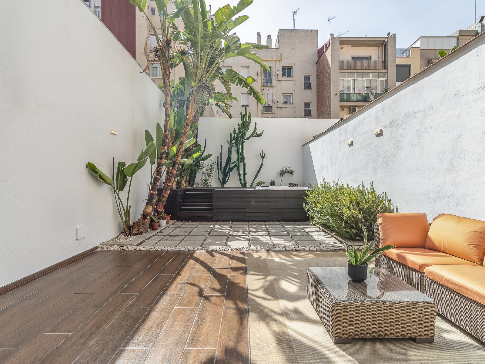 living - Piso de 112m² con 58m² terraza en venta en El Clot - featured