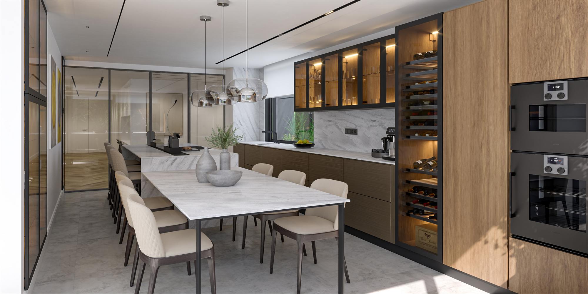living - Piso de 252m² con 50m² terraza en venta en Tres Torres - gallery - 6