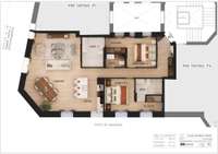 living - Piso de 127m² en venta en Lista, Madrid - Plano del piso thumbnail - 1