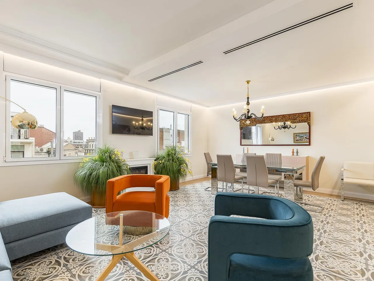 living - 162m² apartment for sale in Eixample Right, Barcelona - gallery - 3
