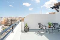 living - 60m² penthouse with 15m² terrace for rent in Extramurs - gallery thumbnail - 7