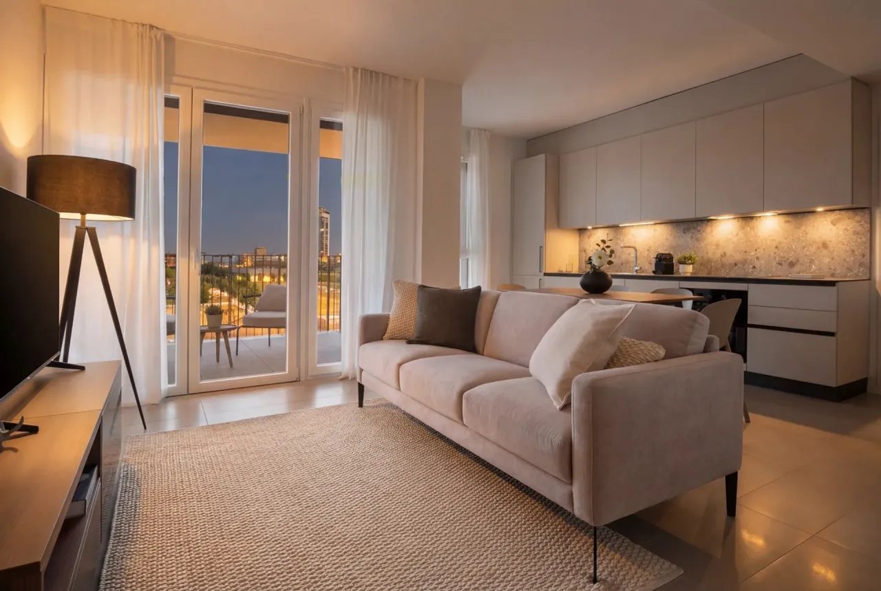 Bilocale di 61 m2 - Edificio C1 - LivinUp  | Milano - Floor Plan - 1