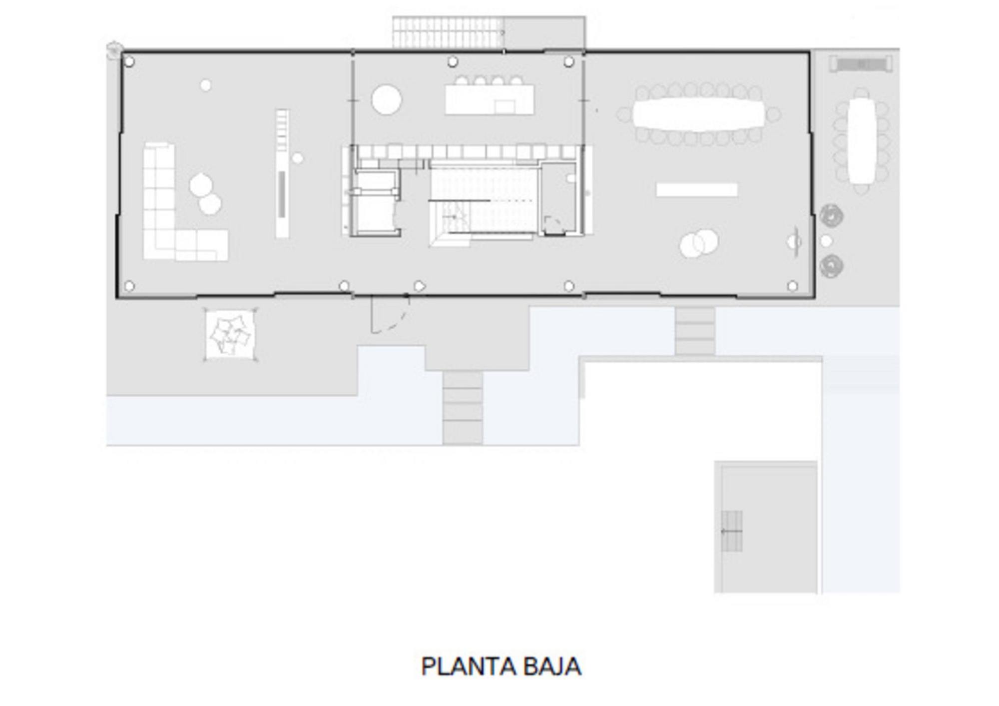 living - 860m² house / villa with 300m² terrace for sale in Conde de Orgaz and Piovera - Floor Plan thumbnail - 4