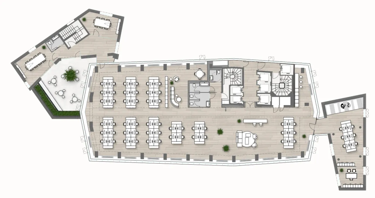 office - Filzi 25 - Office - Dils - Plan d'étage - 2