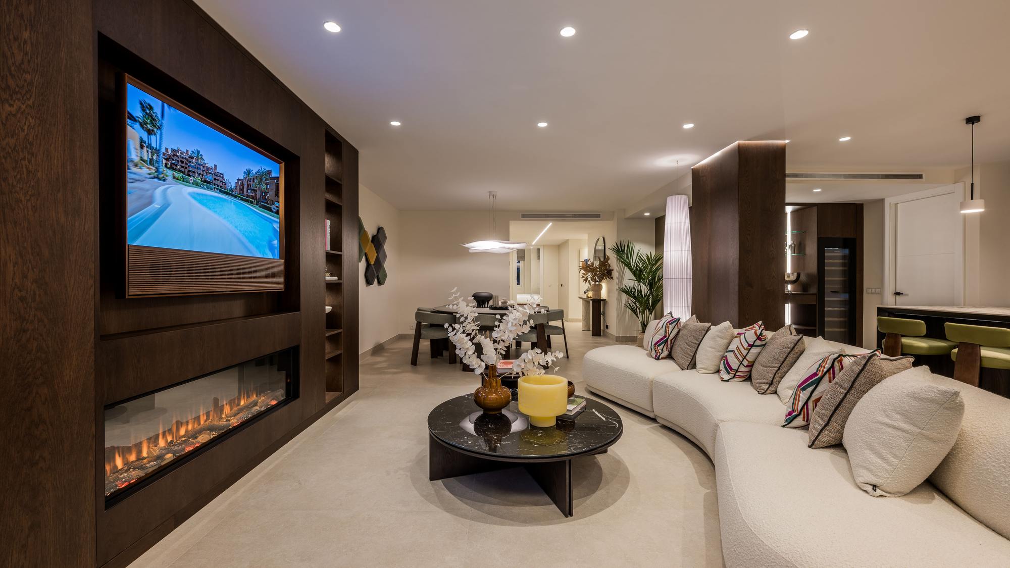 living - Piso de 150m² con 40m² terraza en venta en Este Marbella - gallery - 4