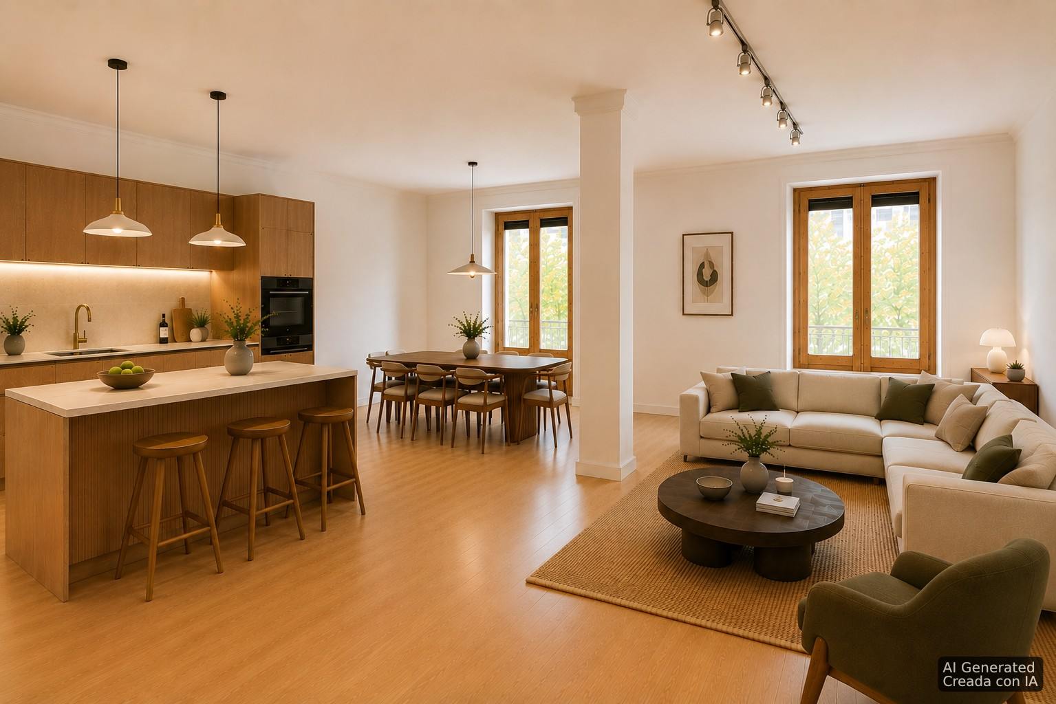 living - 134m² apartment for sale in Sant Gervasi - Galvany - gallery thumbnail - 10