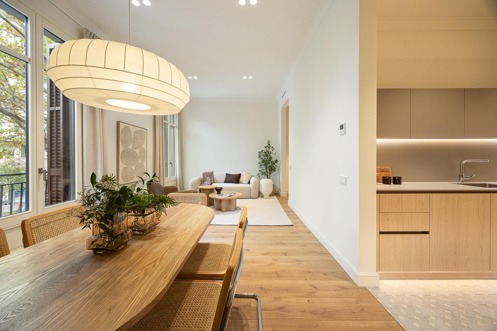living - 122m² apartment with 17m² terrace for sale in Eixample Left - gallery - 5