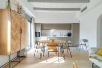 living - Ático de 85m² con 34m² terraza en venta en Eixample Derecho - gallery thumbnail - 5