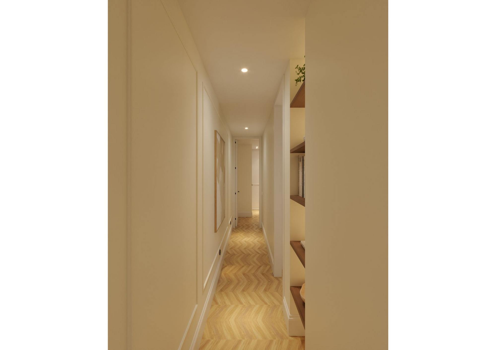 living - Piso de 160m² en venta en Almagro, Madrid - gallery - 3