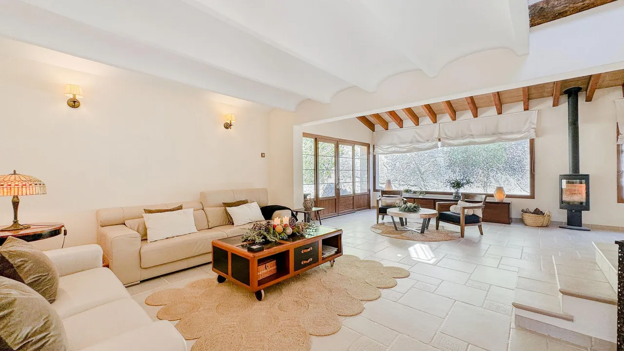 living - 312m² country house for sale in Calvià, Balearic Islands - gallery - 5