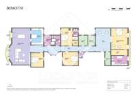 living - Piso de 275m² con 7m² terraza en venta en Eixample Derecho - Plano del piso thumbnail - 1