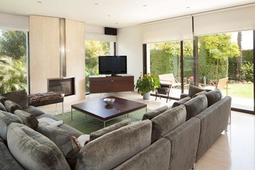 living - Espectacular chalet en venta en Alella, cerca Barcelona. - featured