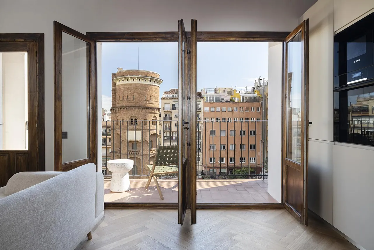 living - 104m² apartment with 15m² terrace for sale in Eixample Right - gallery - 10