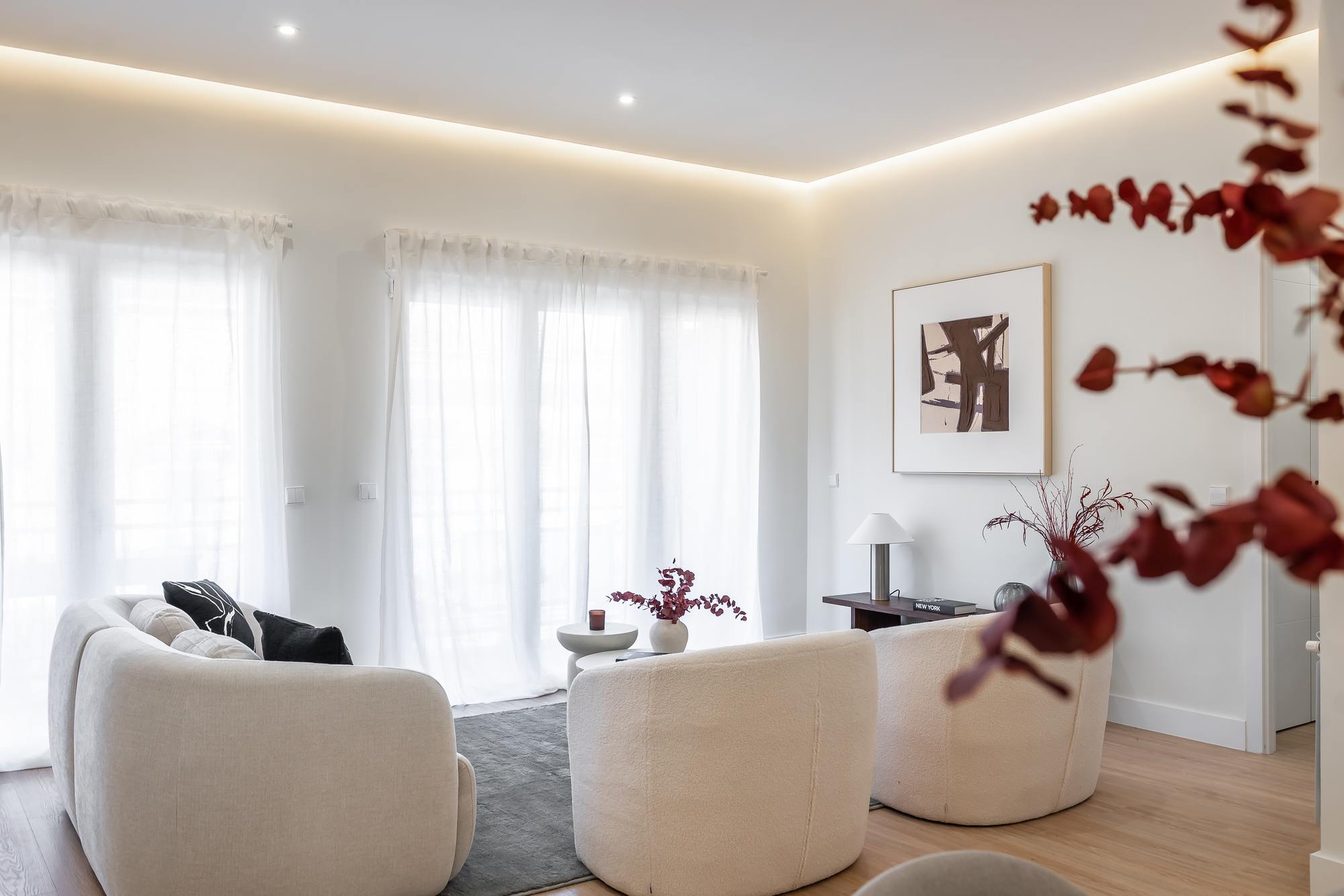 living - Piso de 159m² en venta en Berruguete, Madrid - gallery thumbnail - 5