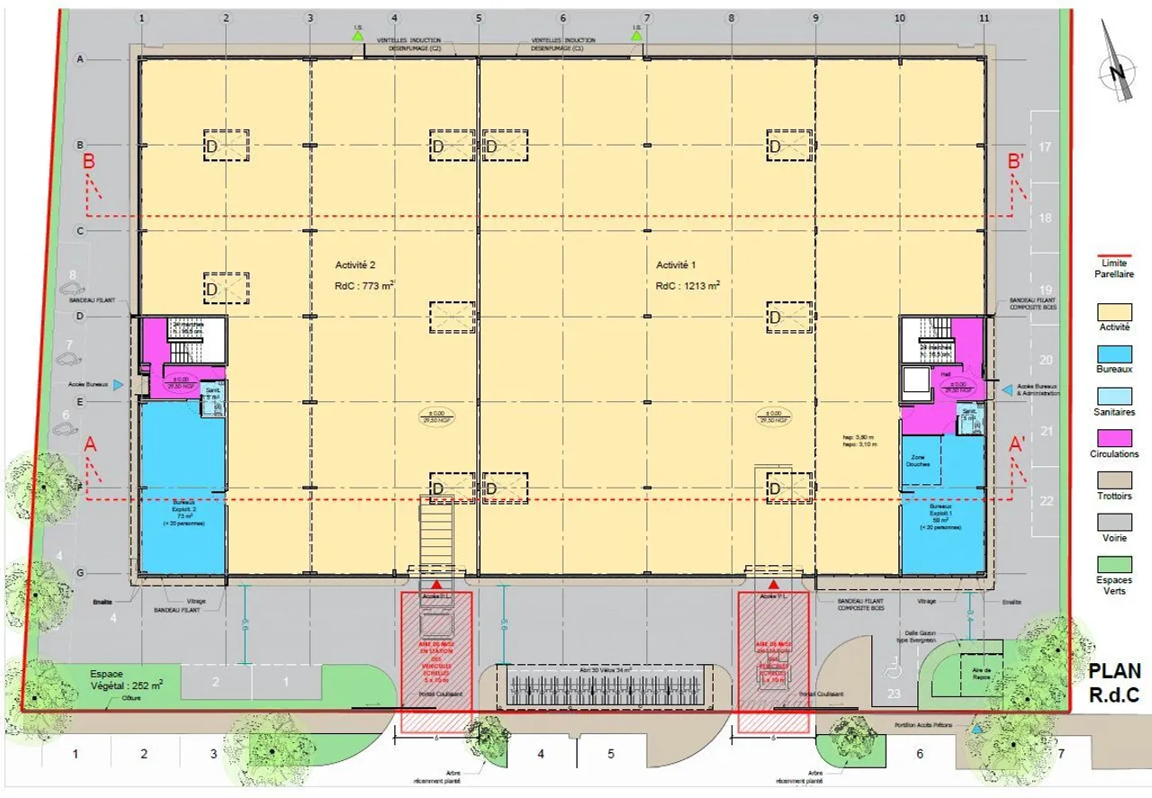 logistics - Warehouse / Offices For Rent - Floor Plan - 2
