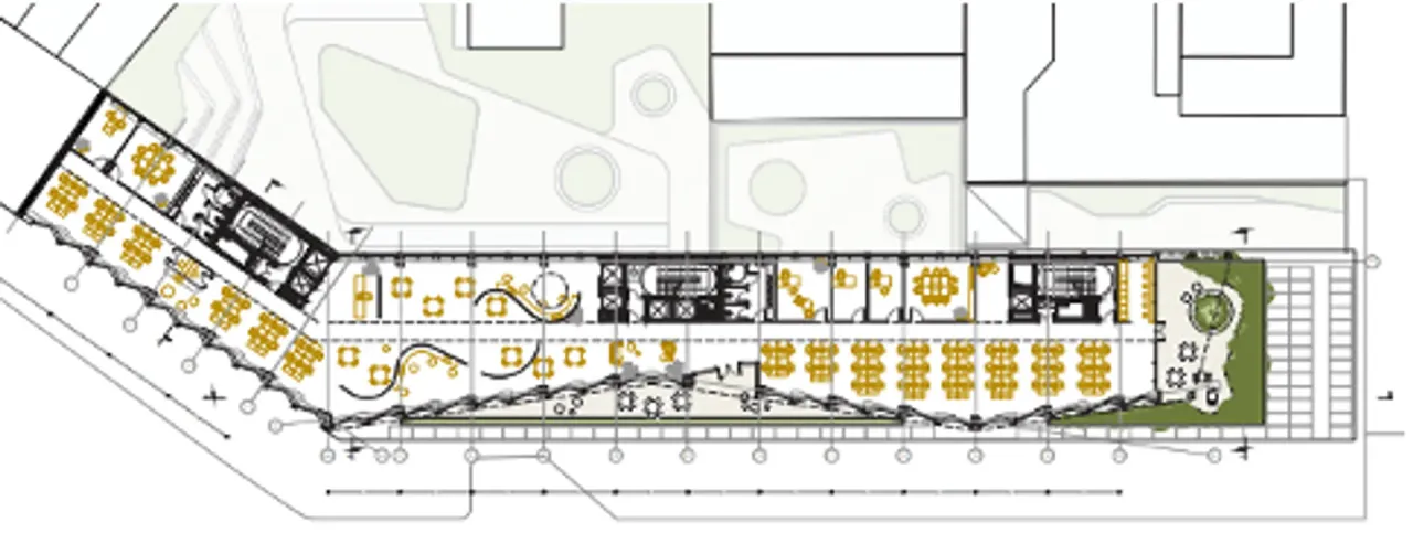 office - Stairway - Office - Dils - Plano del piso - 1