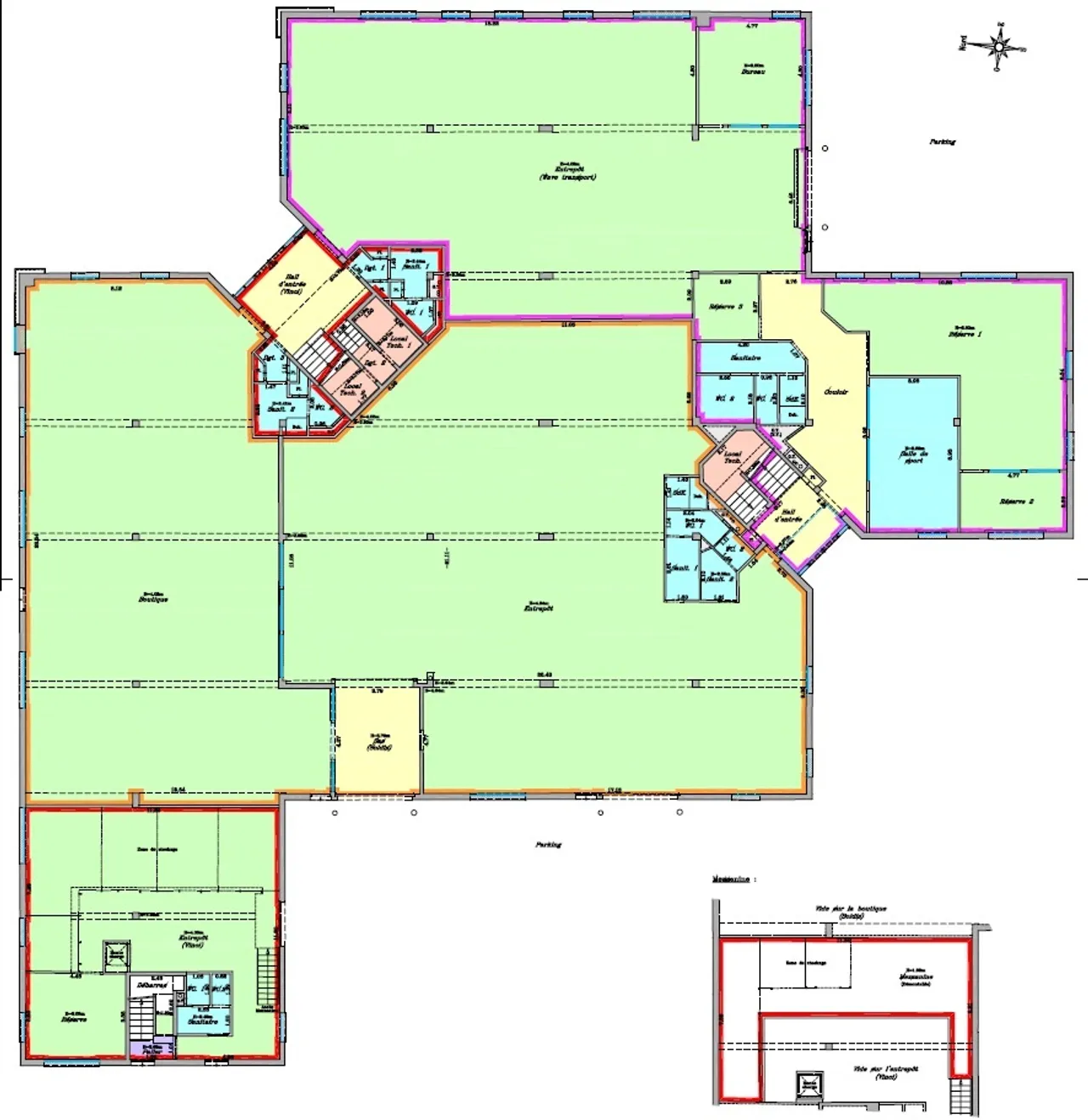 logistics - Mixed Light Industrial Premises / Offices For Rent - Verdiepingsplan - 1