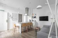 living - 55m² apartment for rent in Sol, Madrid - gallery thumbnail - 1
