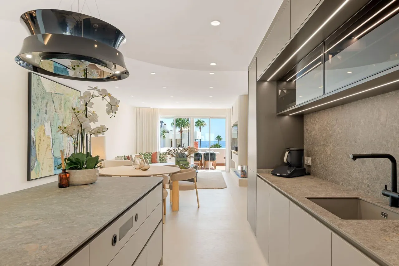living - Ático de 183m² con 183m² terraza en venta en New Golden Mile - gallery - 8