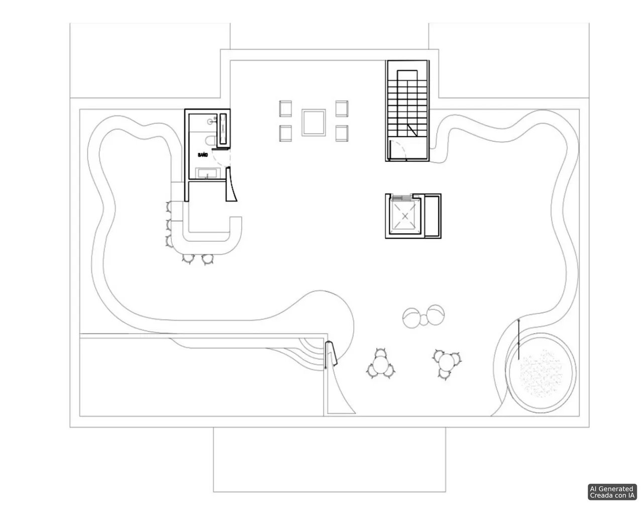 living - 860m² castle / palace for sale in Conde de Orgaz and Piovera - Floor Plan - 2