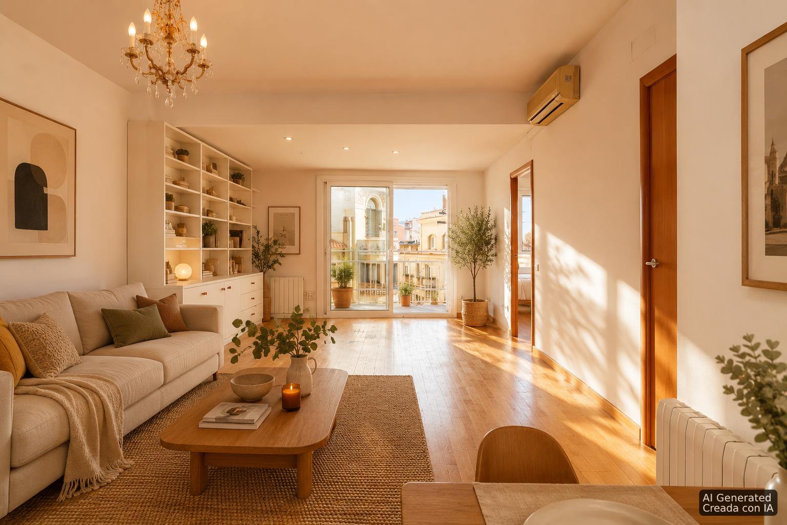 living - 115m² apartment with 7m² terrace for sale in Sant Gervasi - Galvany - featured