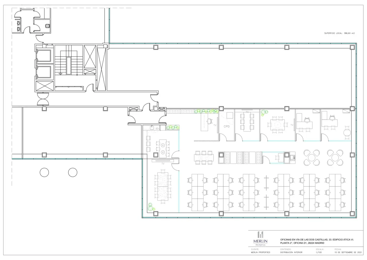 office - Ática - VI - Oficinas - Dils - Plano del piso - 10