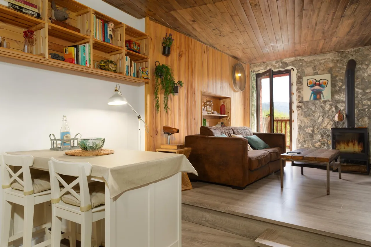 living - 690m² masia with 379m² garden for sale in La Garrotxa - gallery - 4