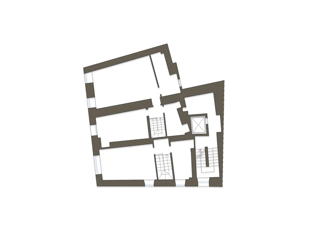 living - Via Tor de' Conti n. 9/10 Roma - Living - Dils - Plano del piso - 2