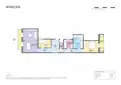 living - 83m² apartment for sale in Eixample Right, Barcelona - Floor Plan thumbnail - 1