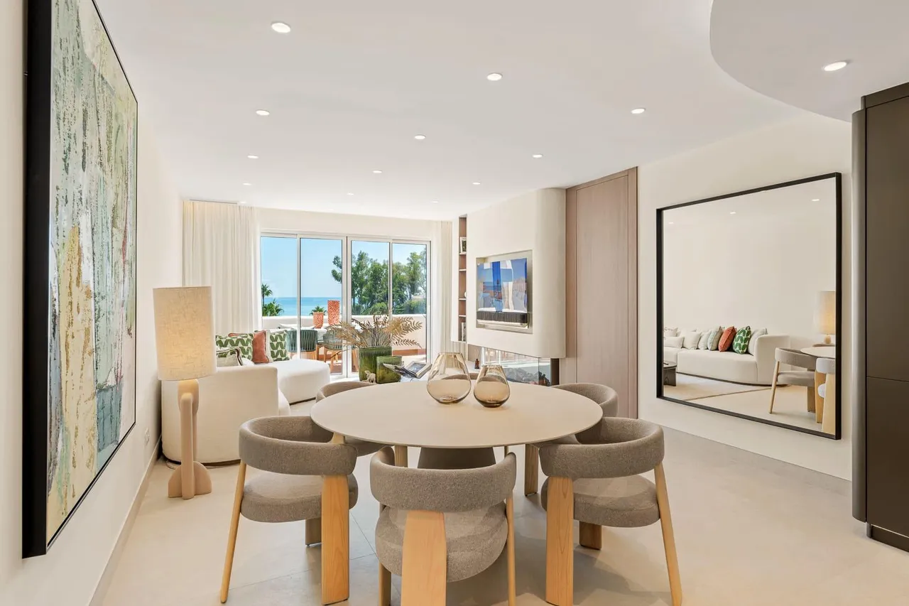 living - Ático de 183m² con 183m² terraza en venta en New Golden Mile - gallery - 3