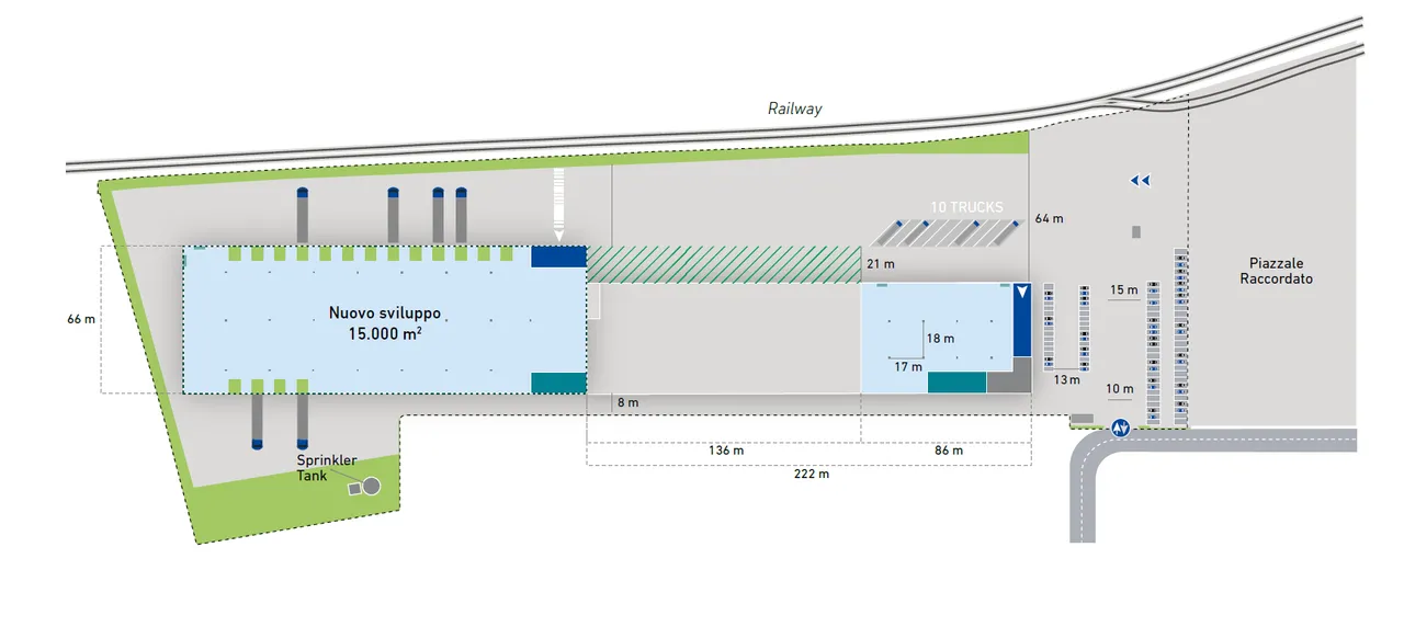 logistics - South Mantua - Logistics - Dils - Plan d'étage - 1