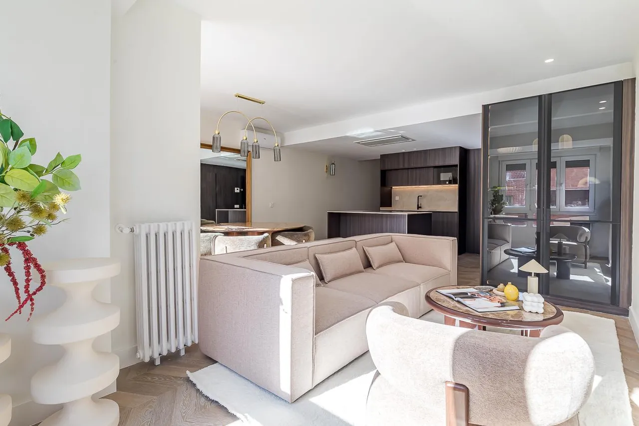 living - Piso de 110m² en venta en Ciudad Jardín, Madrid - gallery - 5
