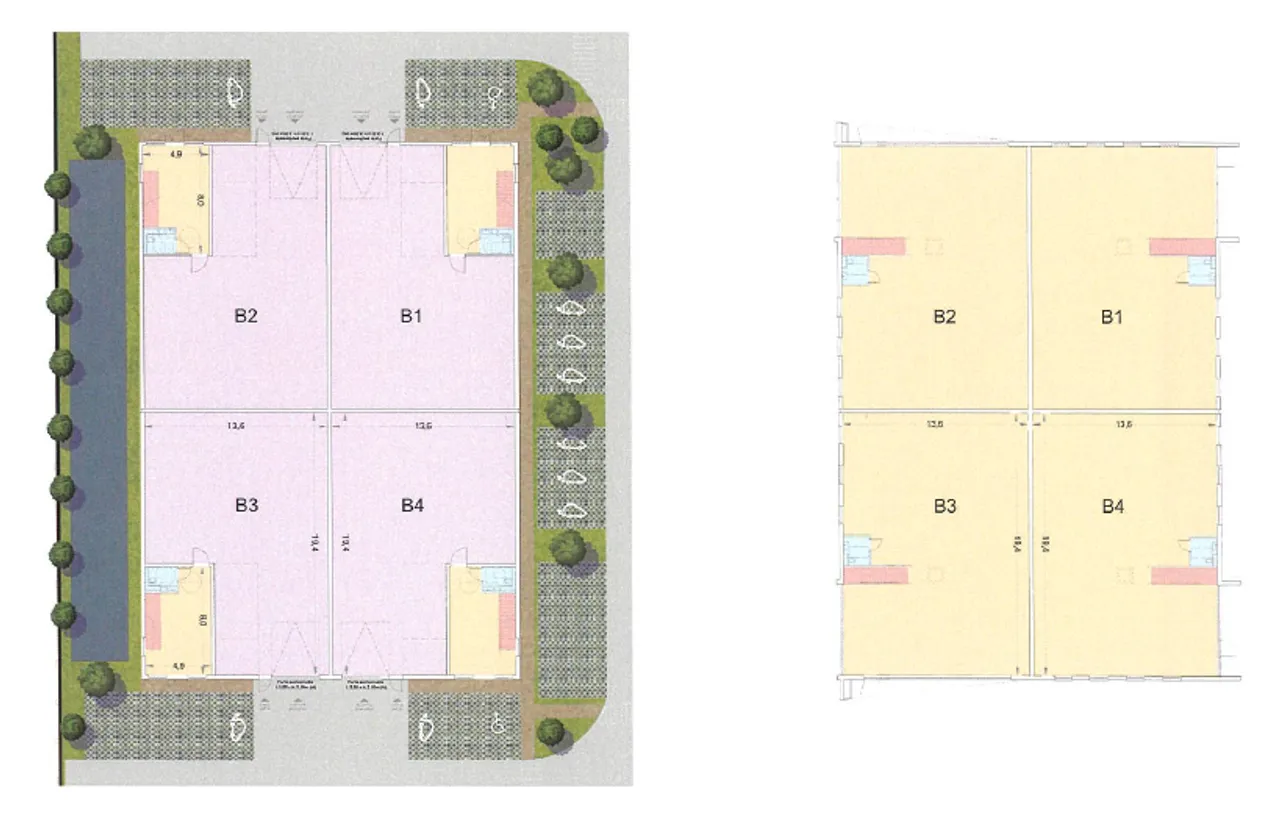 logistics - Light Industrial Premises / Offices For Sale - Floor Plan - 1