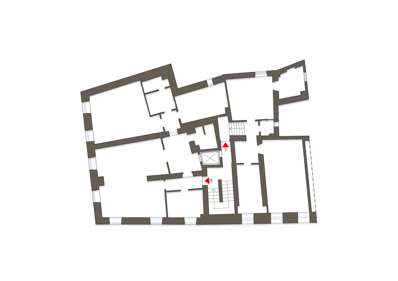 living - Via Tor de' Conti n. 9/10 Roma - Living - Dils - Plan d'étage - 4