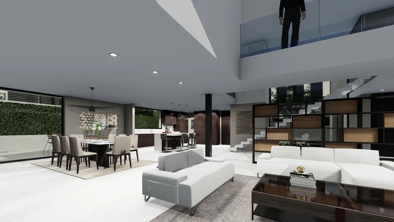 living - Aqua, Coleum y Luxury: 3 villas de lujo en Sant Berger, Teià, Barcelona - gallery - 7