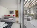 living - Ático de 74m² con 40m² terraza en venta en Poblenou - gallery thumbnail - 5