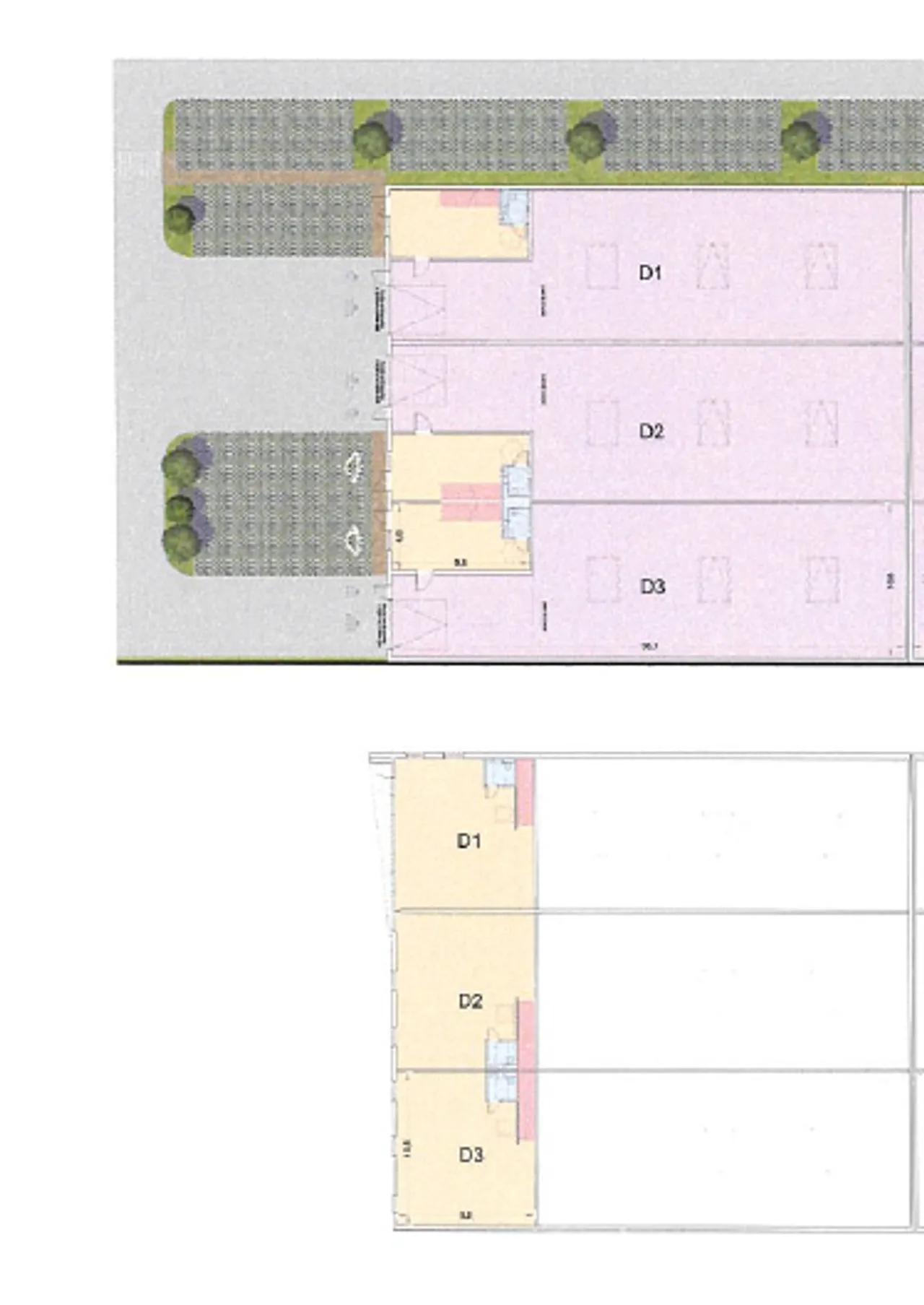 logistics - Light Industrial Premises / Offices For Sale - Planimetria - 1