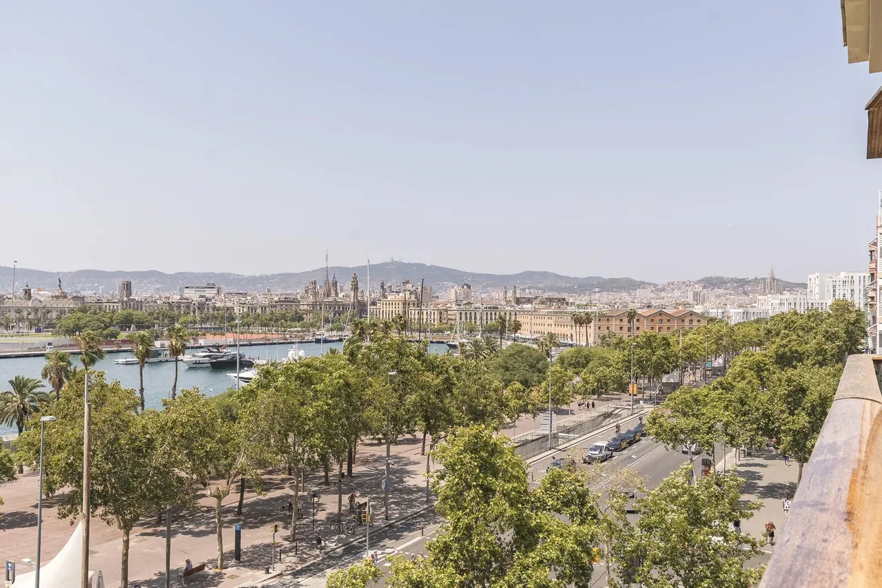 living - Ático de 53m² con 28m² terraza en venta en Barceloneta - gallery - 8