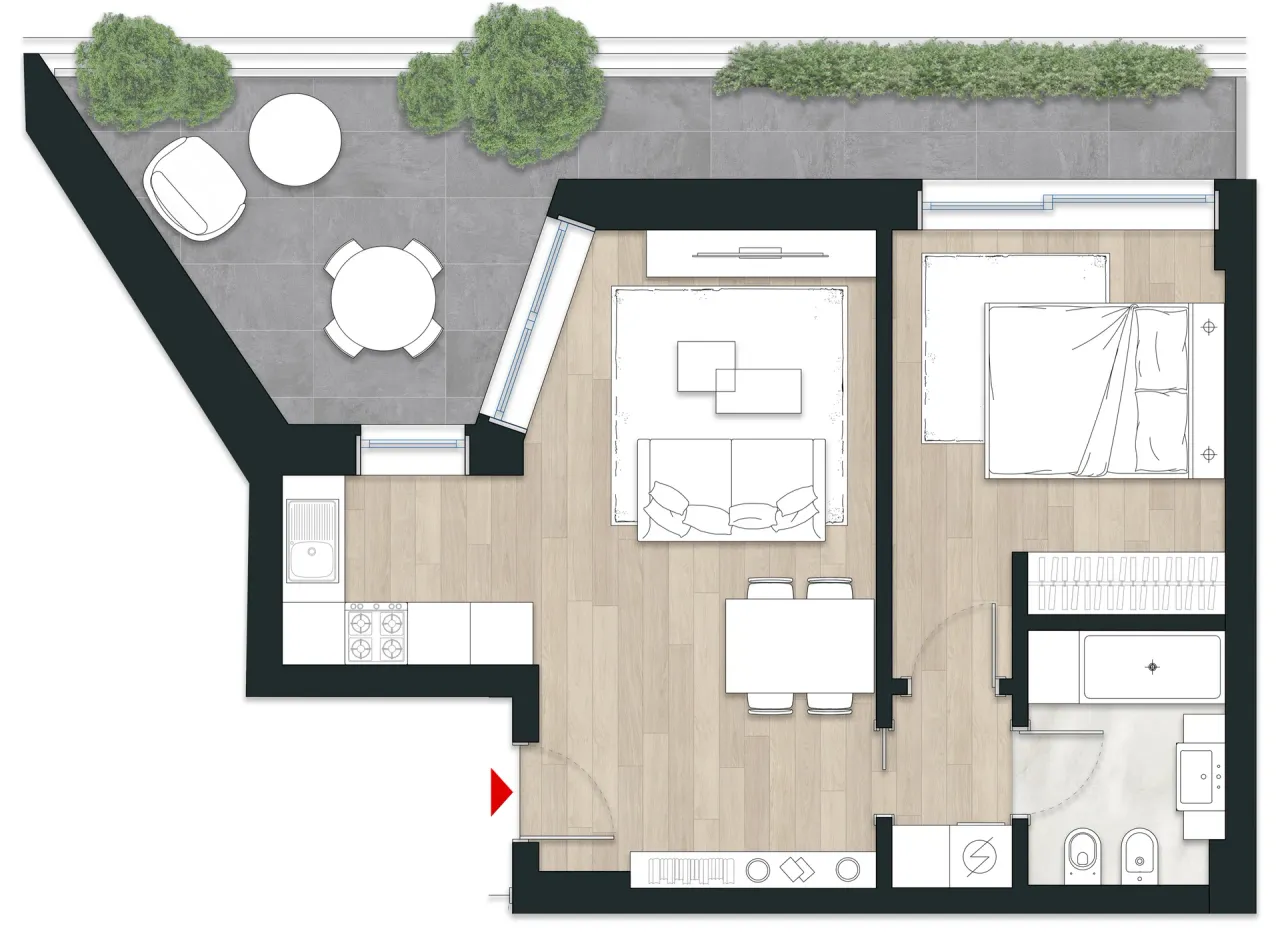living - Alserio 20 - Living - Dils - Floor Plan - 1