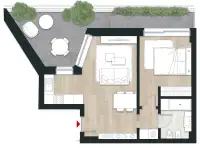 living - Alserio 20 - Living - Dils - Plan d'étage thumbnail - 1