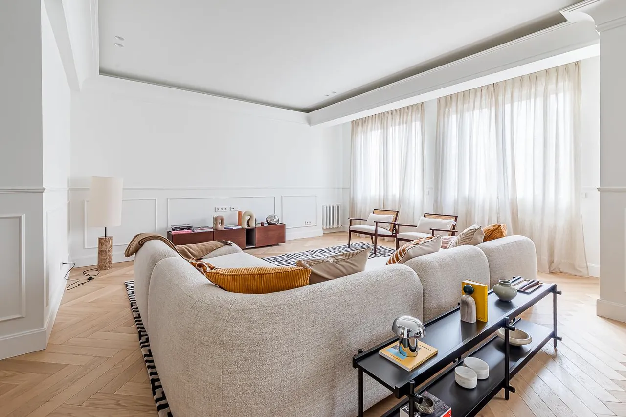 living - 217m² apartment for sale in Goya, Madrid - gallery - 7