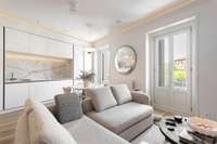 living - 100m² apartment for rent in La Latina, Madrid - gallery thumbnail - 4