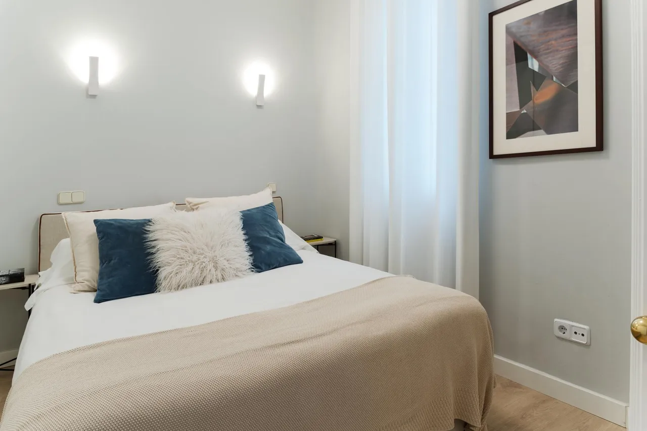 living - 53m² apartment for rent in Castellana, Madrid - gallery - 5