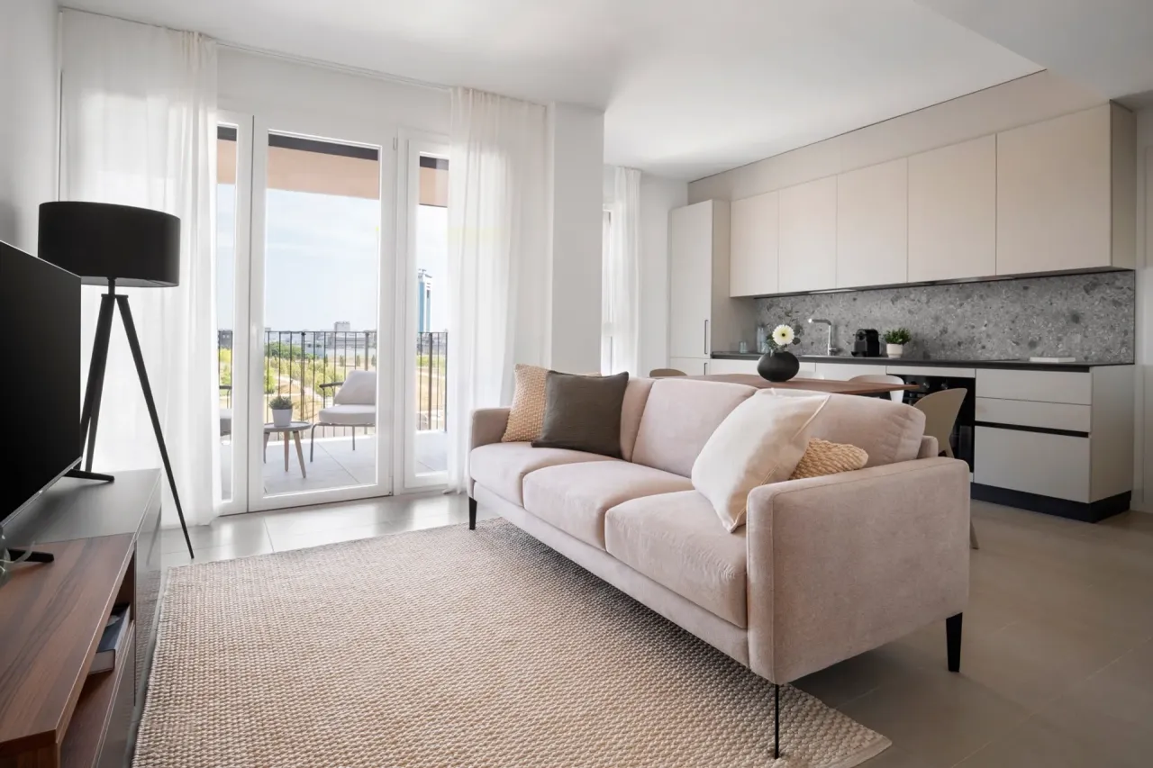 Bilocale di 69 m2 - Edificio C1 - LivinUp  | Milano - Floor Plan - 1