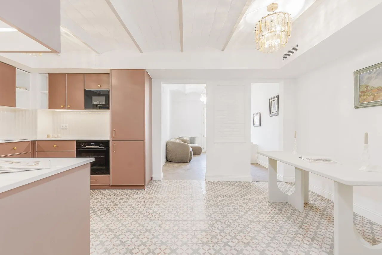 living - Piso de 119m² con 15m² terraza en venta en Eixample Derecho - gallery - 9
