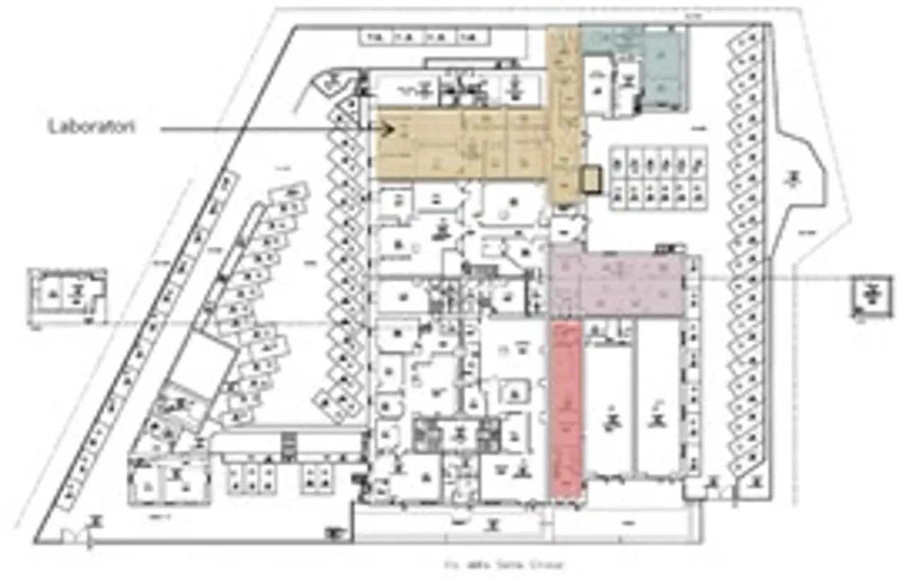 office - Sette Chiese 132/146 - Office - Dils - Plan d'étage - 2
